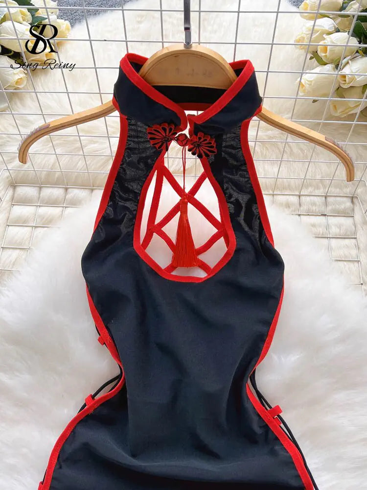 Slim Erotic Short Night Dress Pendant