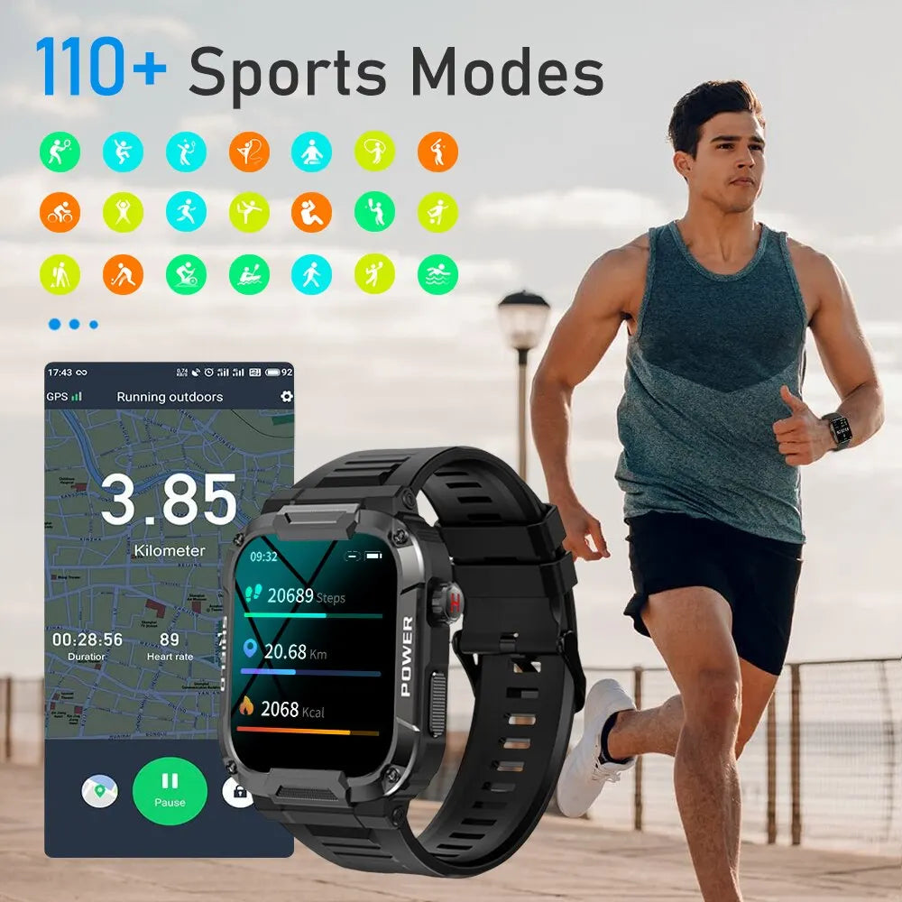 Outdoor EDC Smart Watch Men
